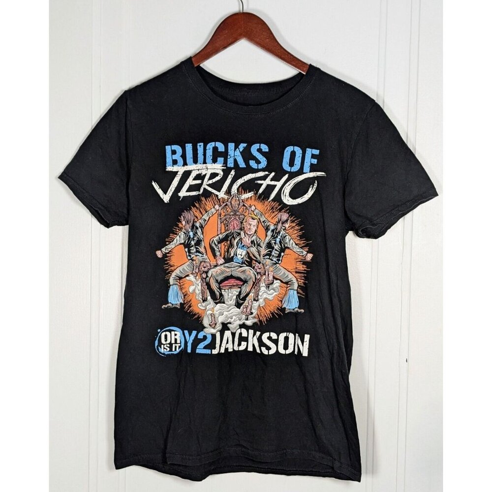 Pro Wrestling Tees Bucks of Jericho Y2 Jackson T Shirt Mens Size Medium Black
